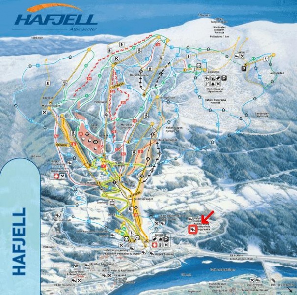 Kort Over Hafjell Sørlia i Hafjell | Hytter til 6 11 personer | Skiferie i Norge  Kort Over Hafjell