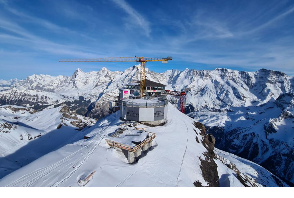 Jungfrau er også kaldet "Top of Europe" og med en tur til toppen af Schilthorn forstår man hvorfor