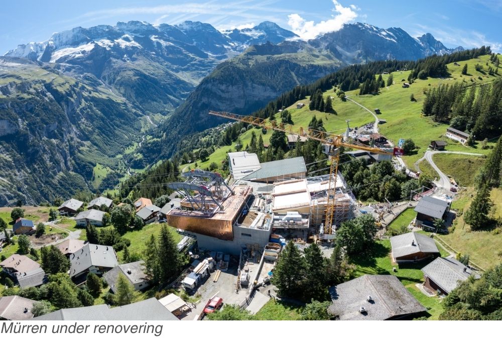 Nu kan du tage direkte til Mürren fra bundstationen i Jungfrau