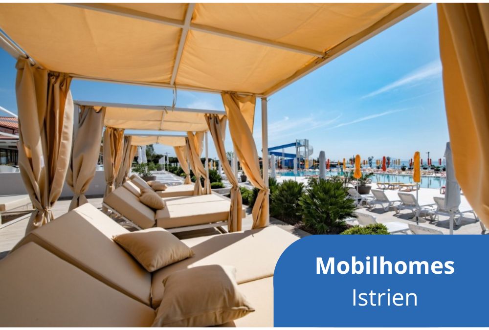 Tag på ferie ved Kroatiens kyst i et mobilhome, hvor der er plads til hele familien.
