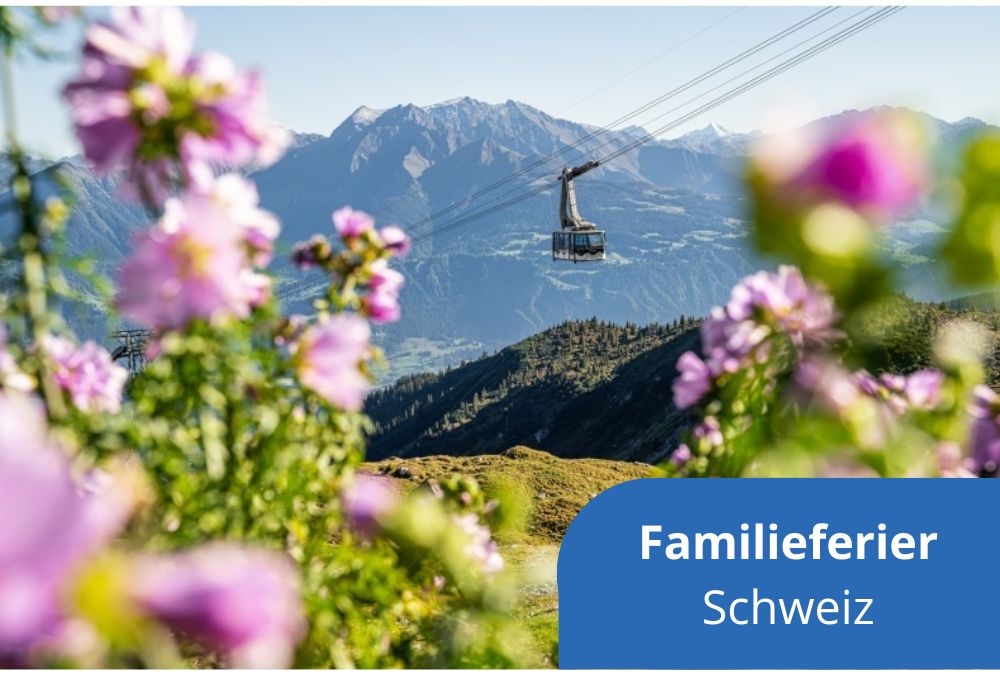 Tag på en ferie med børn i Schweiz alper og få rabat.