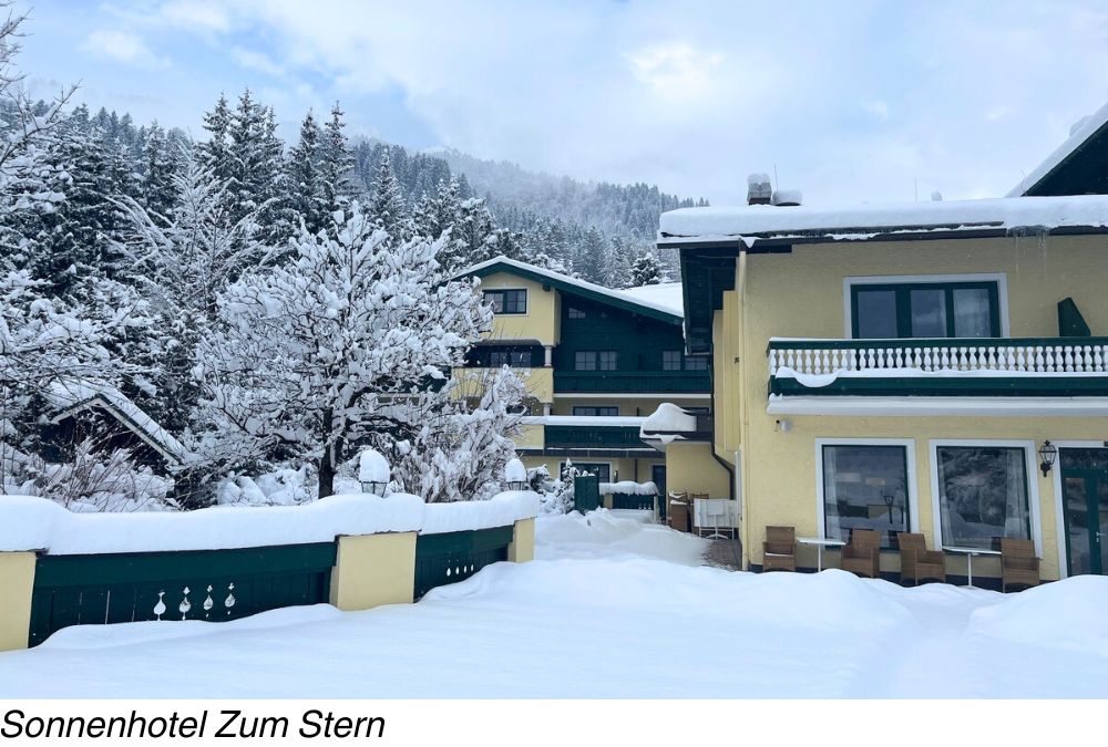 Bo på Sonnenhotel Zum Stern i Gastein på en skiferie tæt til liften