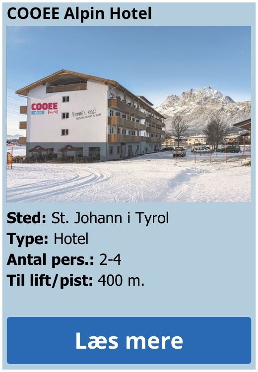 Hold vinterferie i Tyrol med gode muligheder for skiløb på COOEE Alpin Hotel ved St. Johann