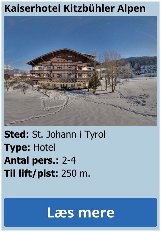 Skiferie i uge 7 i Tyrol på Kaiserhotel Kitzbühler Alpen 